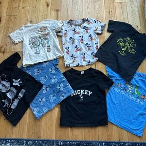Disney World Mickey Mouse Toy Story 7 Tshirt Bundle Lot Primary 2T - 3T 7 Shirts